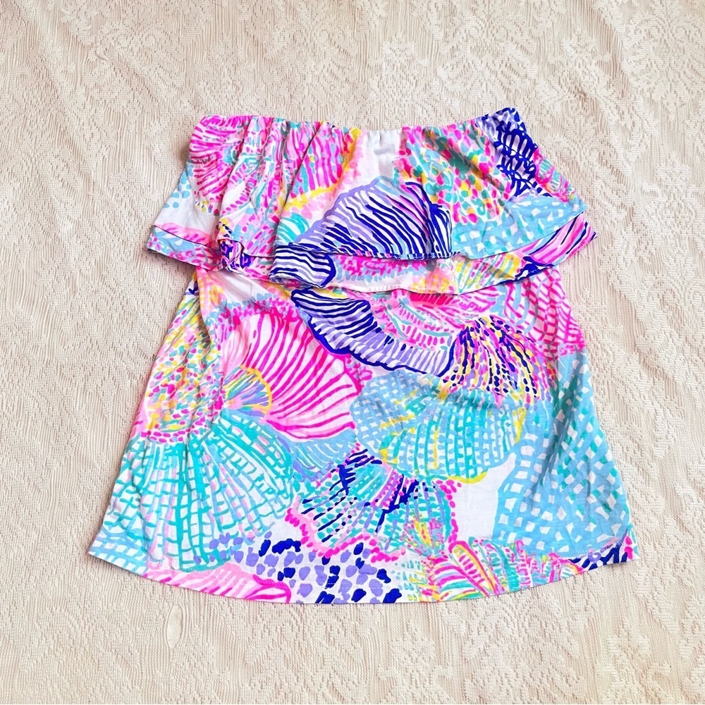 Lilly Pulitzer Rilo “Roar of the seas” tube top